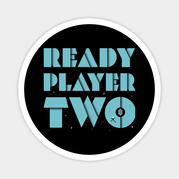 Ready Player Two T-Shirt Magnet by The Basement Podcast